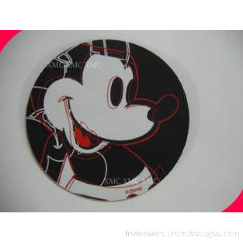 OEM Neoprene Mickey Mouse Round Home Customize Mouse Pads f